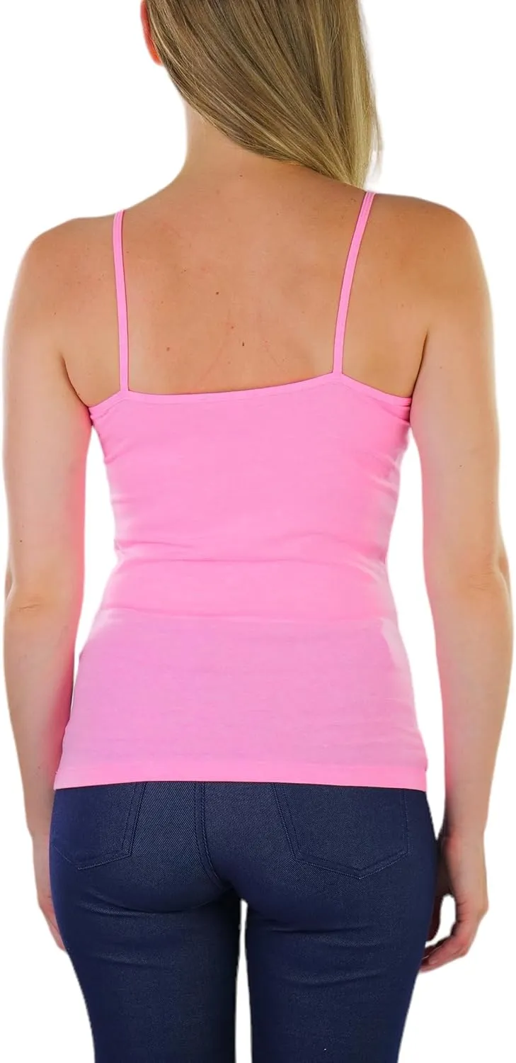 ToBeInStyle Women's Layering Cami Top w/Adjustable Spaghetti Straps Tank