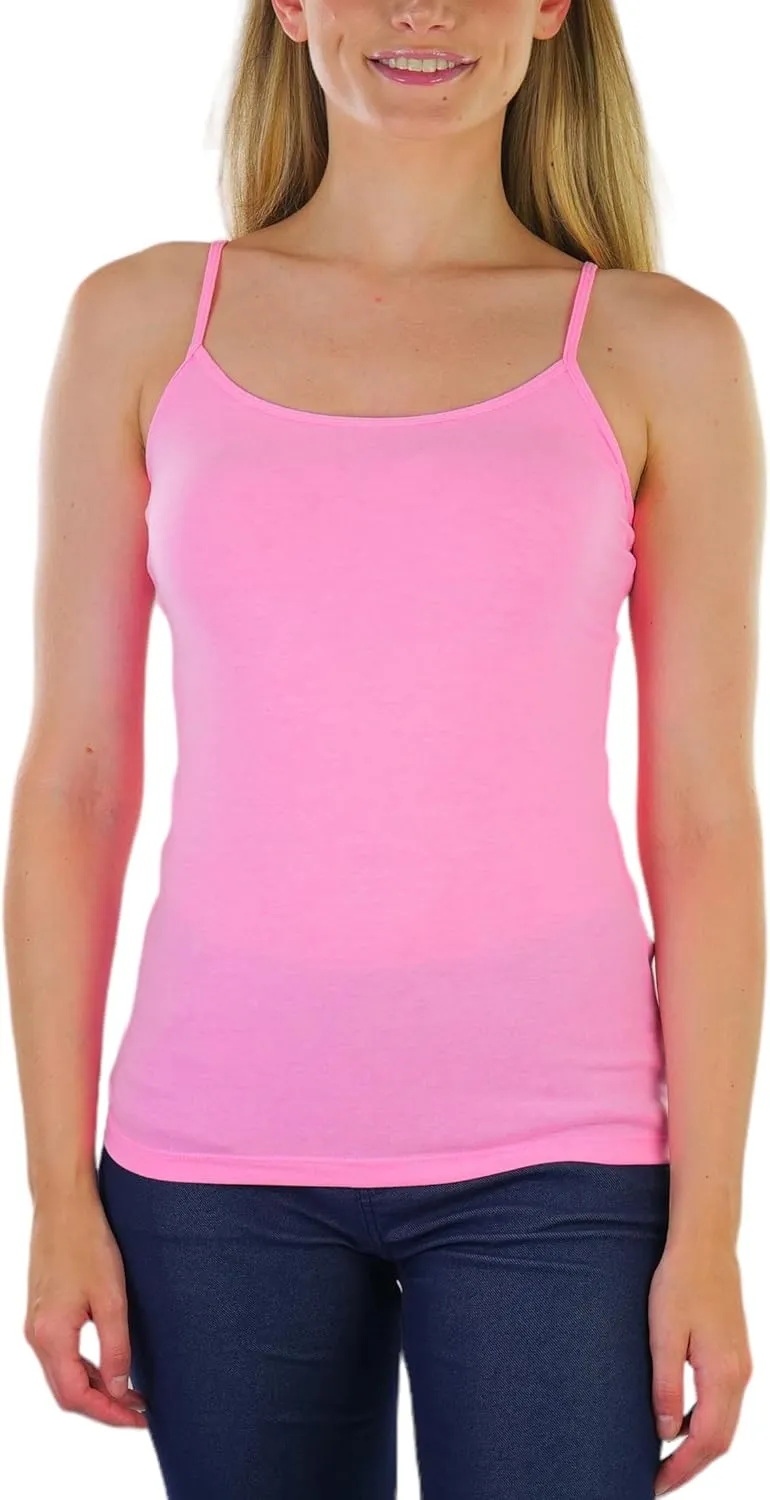 ToBeInStyle Women's Layering Cami Top w/Adjustable Spaghetti Straps Tank