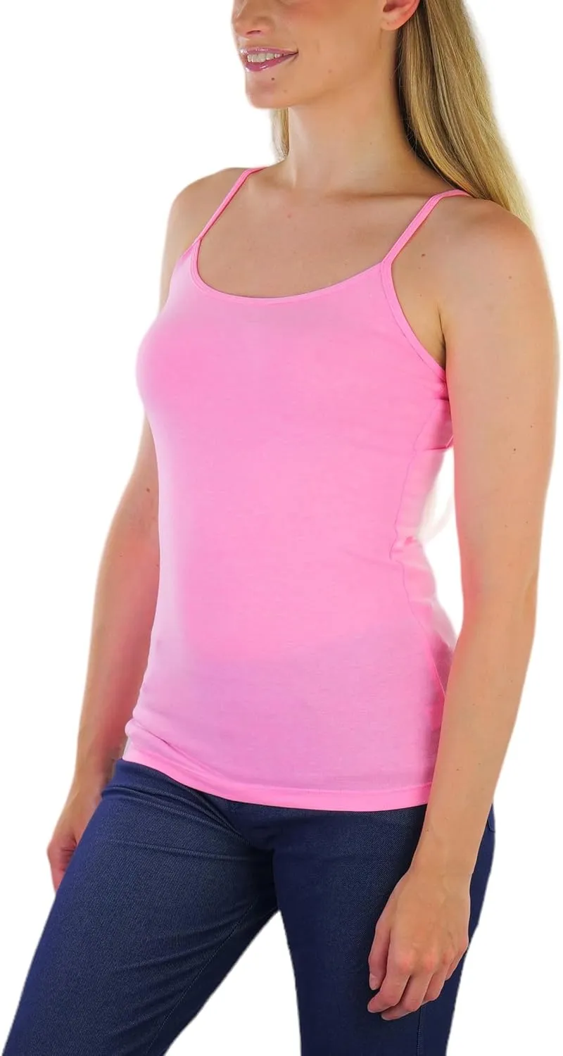 ToBeInStyle Women's Layering Cami Top w/Adjustable Spaghetti Straps Tank