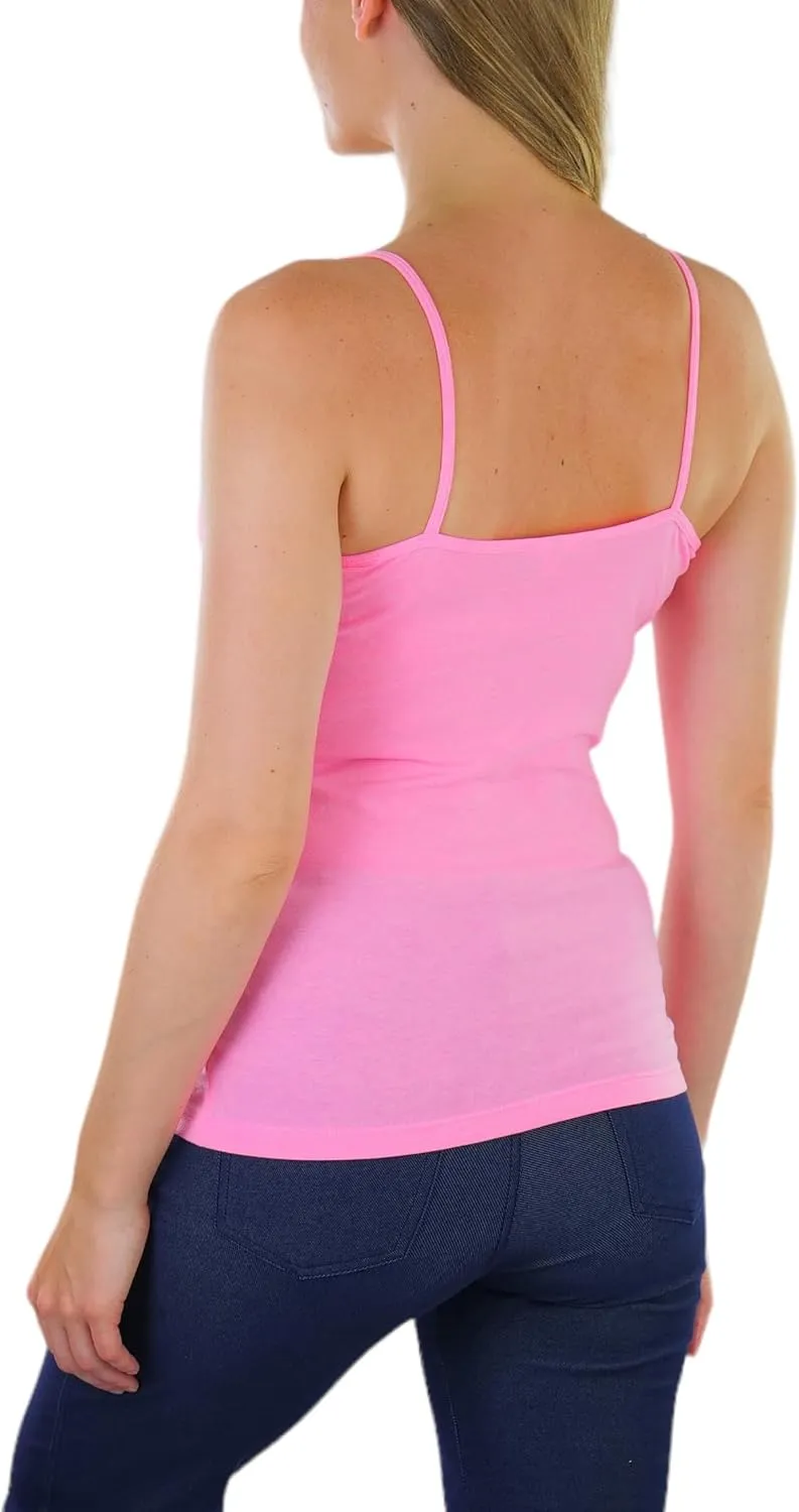 ToBeInStyle Women's Layering Cami Top w/Adjustable Spaghetti Straps Tank