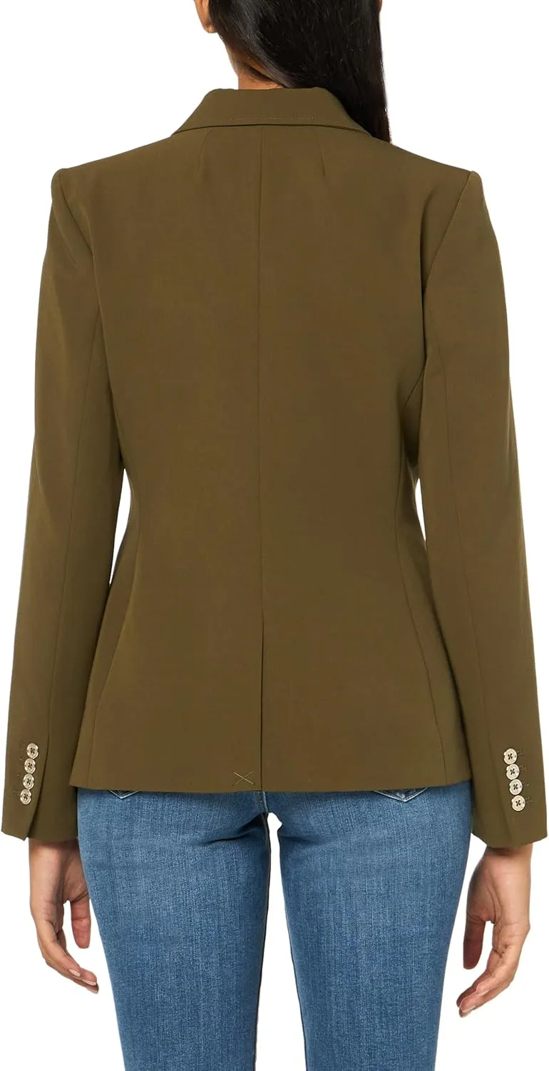 Tommy Hilfiger Womens Notched Blazer Jacket
