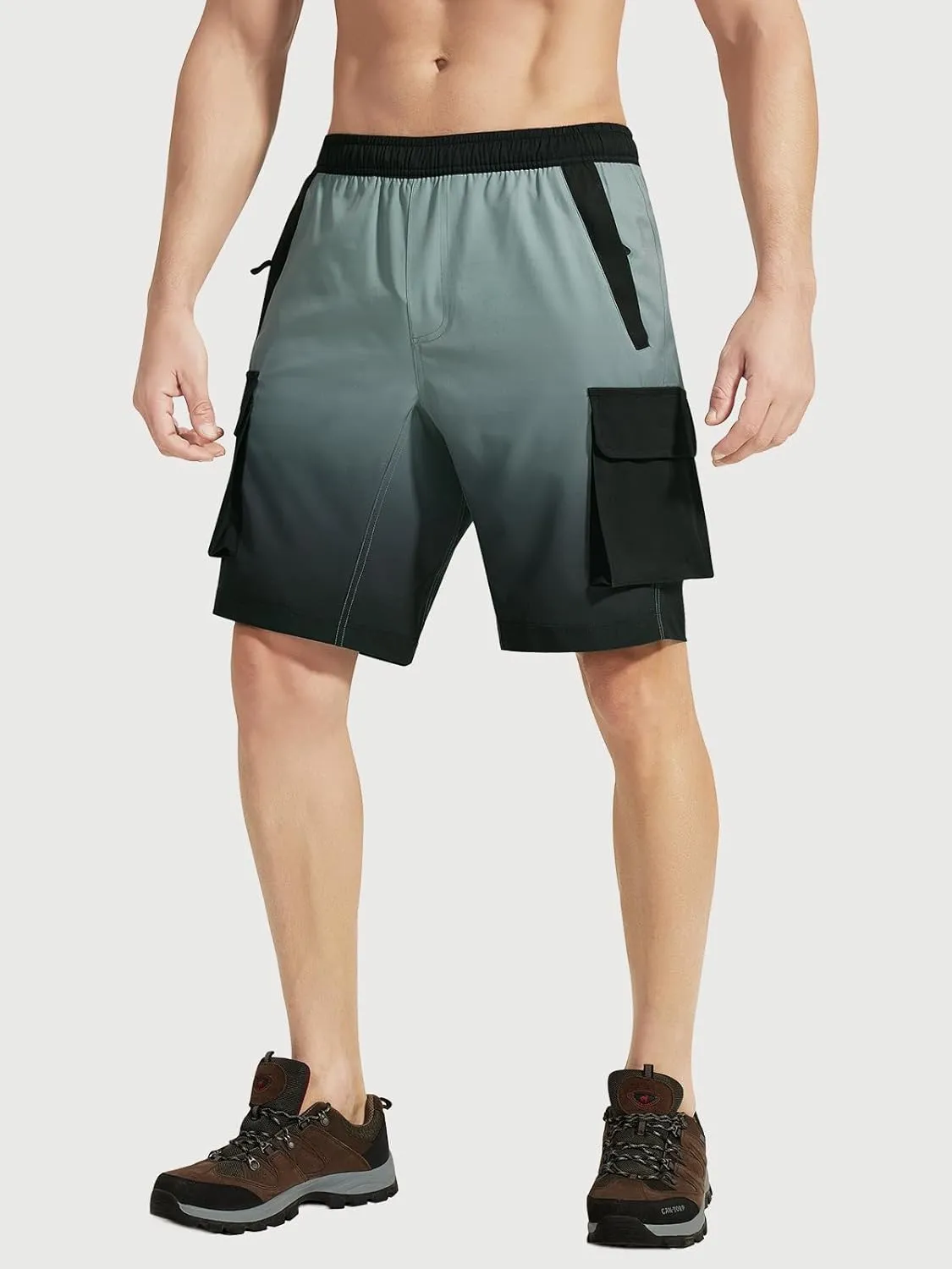 VAYAGER Men's Hiking Cargo Shorts Lightweight Multi Pocket Casual Outdoor Travel Shorts for Fishing Camping