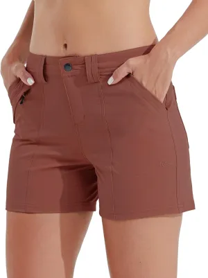 Willit Women's Golf Hiking Shorts Quick Dry Athletic Casual Summer Shorts with Pockets 4.5 in