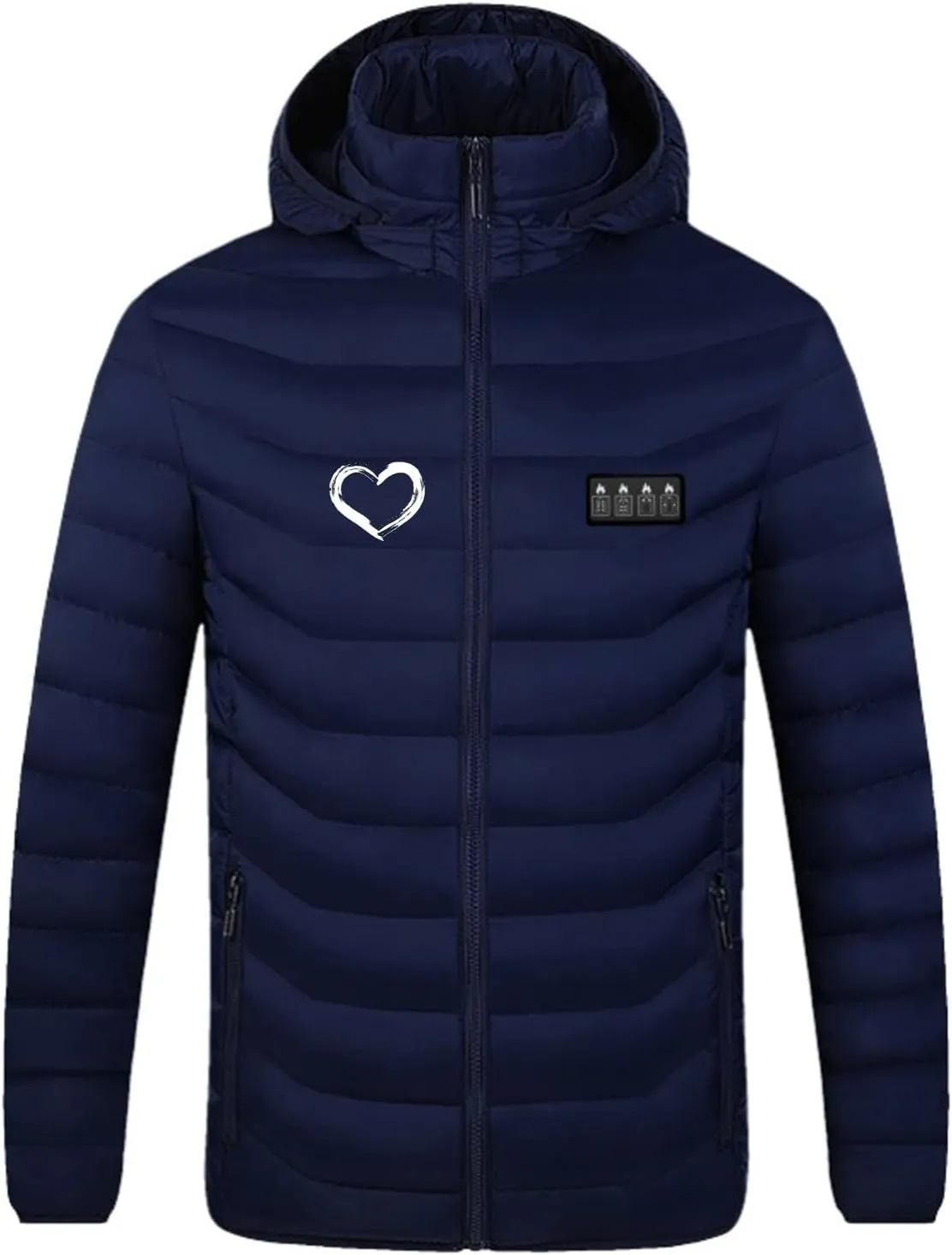 Women Men Heated Jacket, 4 Heating Modes 19 Heating Zones Winter Thermal Coats Cold Weather Ski Fishing Gear