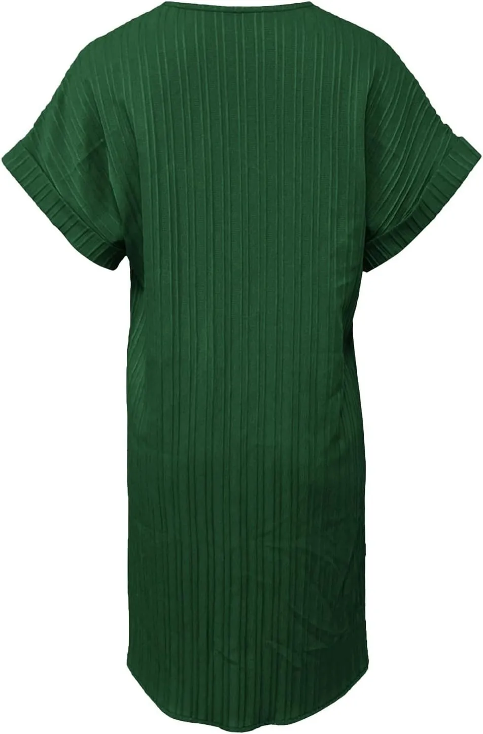 Womens Button Down Shirt Dresses Summer Cotton Linen Dress V-Neck Mini Dress Casual Short Sleeve Loose Tunic Dresses