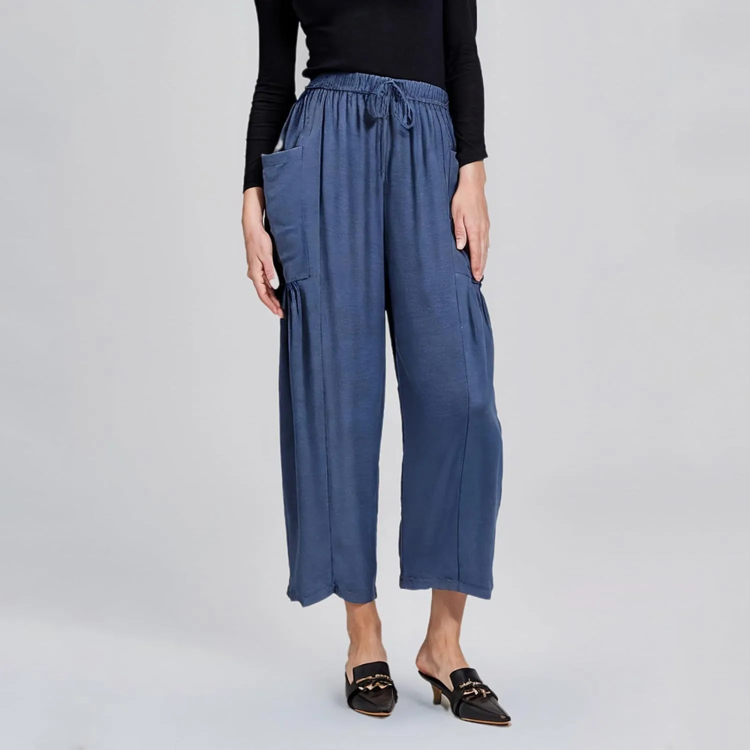 Women's Cotton Linen Harem Pants Loose Drawstring Lantern Pant Summer Business Casual Trousers Loose Travel Outfits