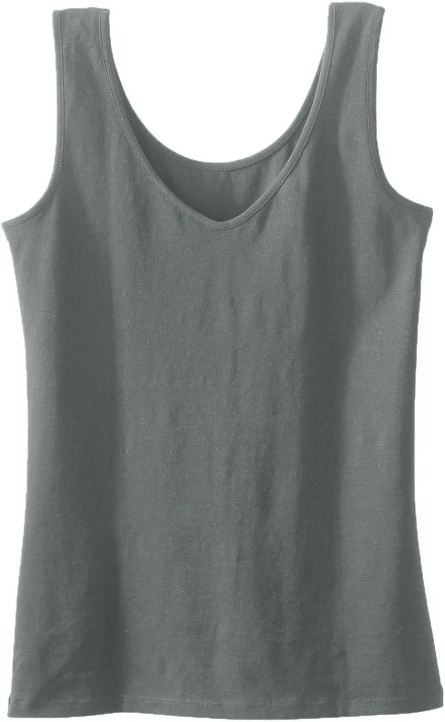 Women's Organic Pima Cotton Reversible 2 in 1 Tank Top
