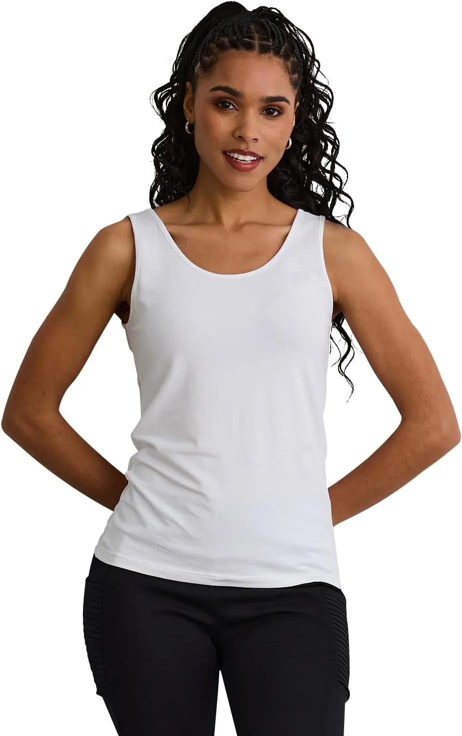 Women's Organic Pima Cotton Reversible 2 in 1 Tank Top