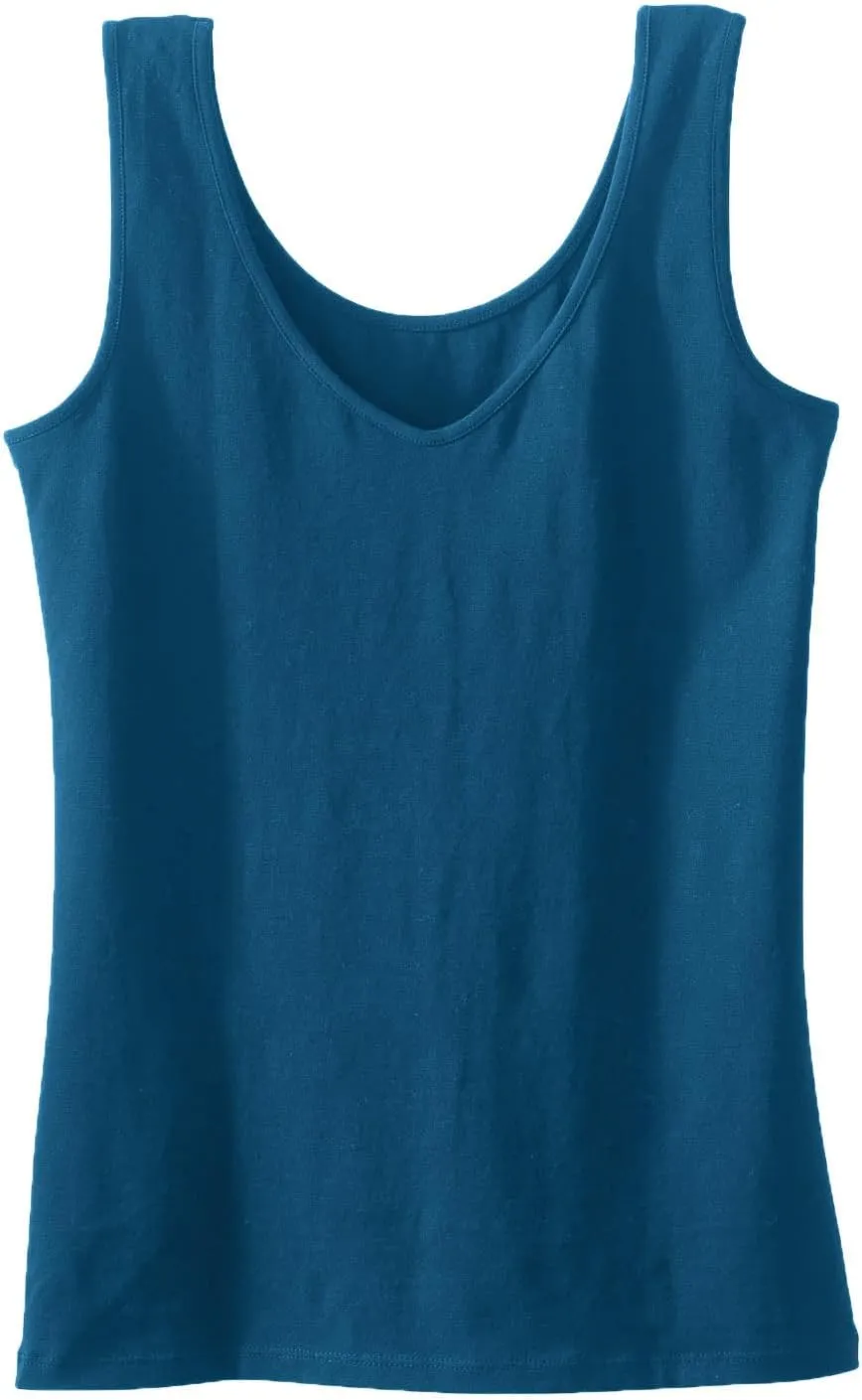 Women's Organic Pima Cotton Reversible 2 in 1 Tank Top
