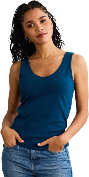 Women's Organic Pima Cotton Reversible 2 in 1 Tank Top