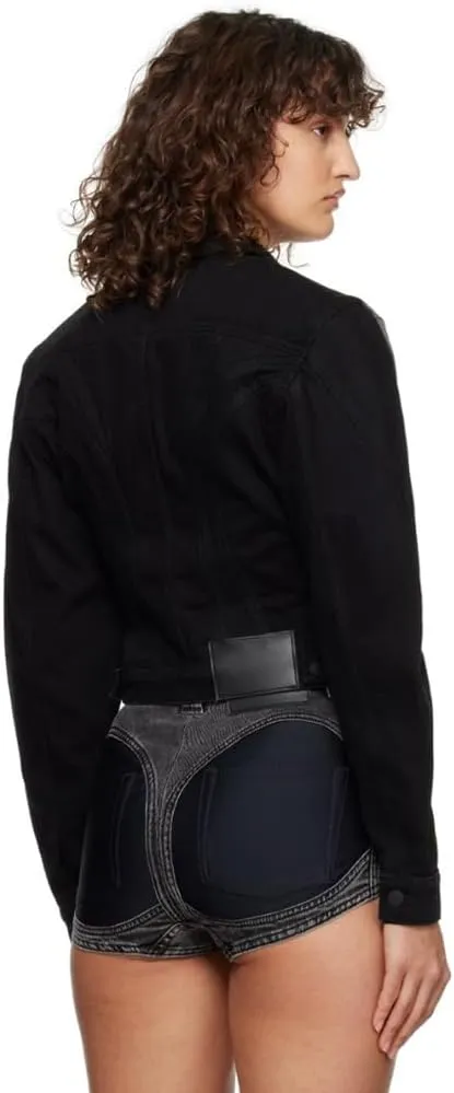 Womens Oversized Denim Jacket 2024 Deconstruction Design Long Sleeve Lapel Oversized Jean Jacket for Women Trendy