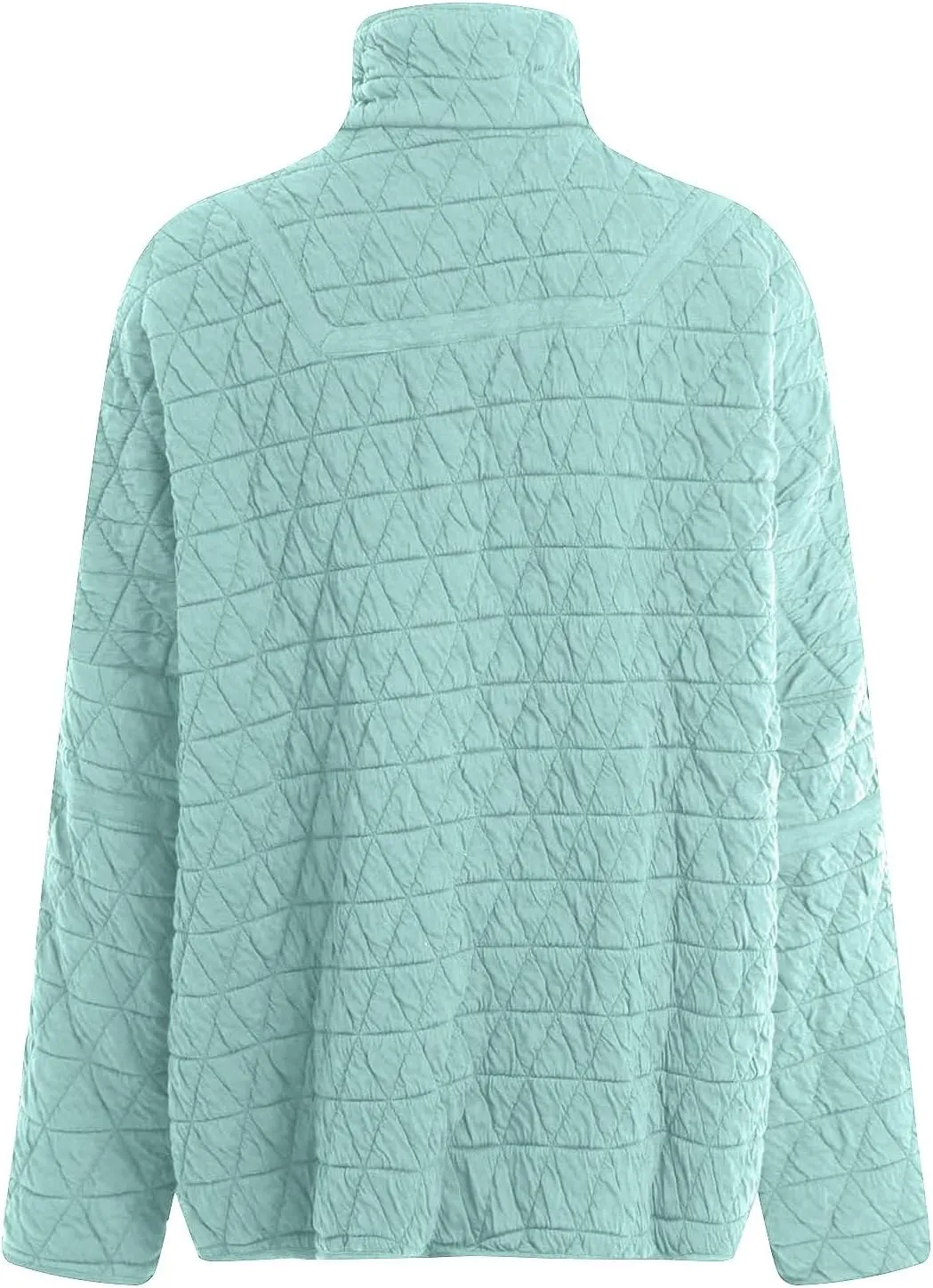 Women's Quilted Lightweight Jackets Long Sleeve Winter Cropped Cotton Padded Coat Jacket Tie Front Puffy Outwear