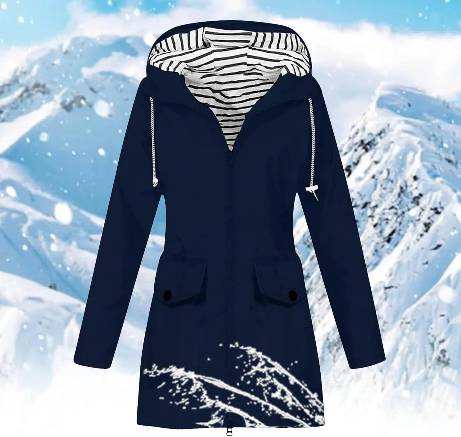 Women's Sherpa Winter Fall Fluffy Fleece Jacket Padded Coat Trench Coats Windbreaker Jackets Coat Outerwear Fuzzy