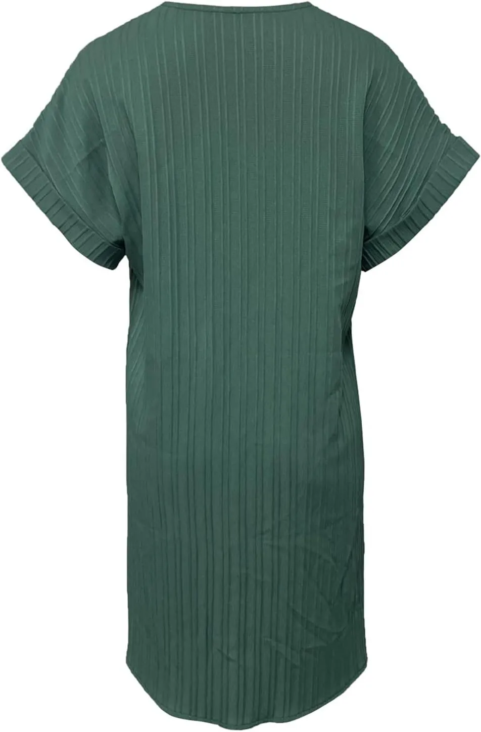 Womens Striped Summer Dresses 2025 Button V Neck Cap Sleeve Color Block Casual A Line Tshirt Dress with Pockets