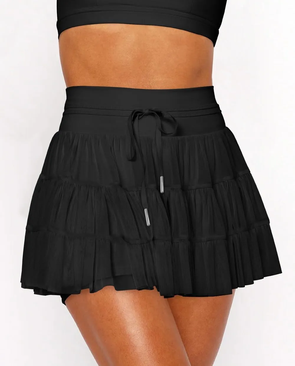 Women's Tennis Sweet Skirts with Shorts High Waisted with Pockets Inner Shorts for Athletic Skirts