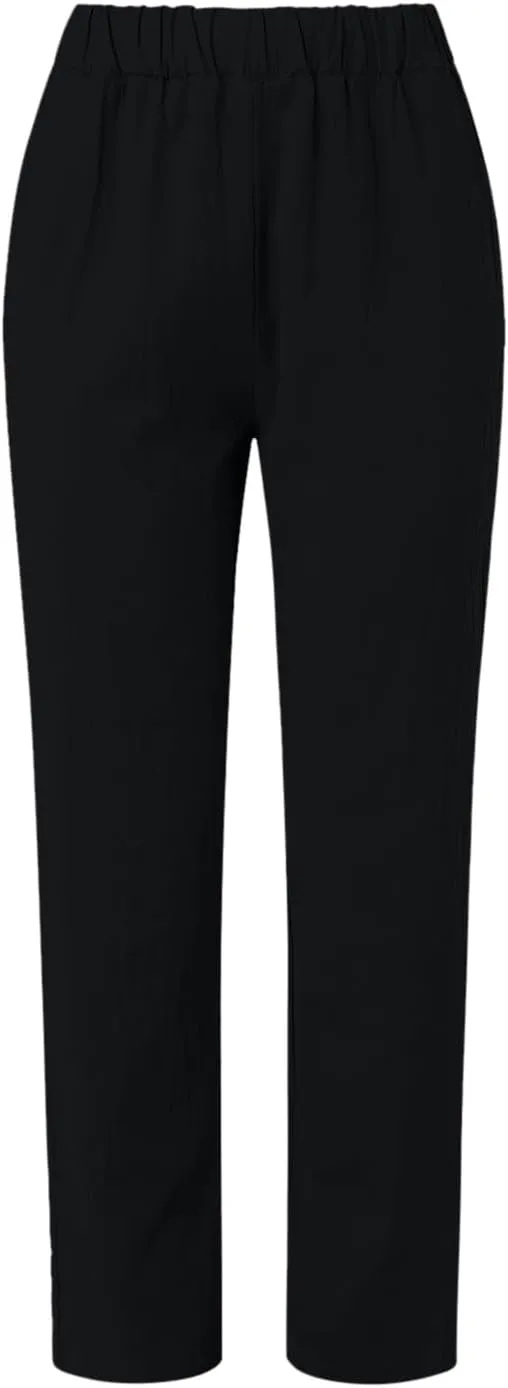 Womens Wide Leg Linen Pants Summer Beach Lounge Trousers Casual Fashion Solid Color Vacation Clothes for Women