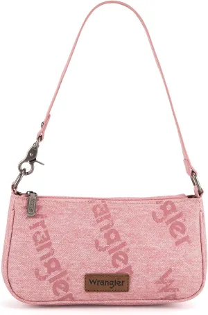 Wrangler Shoulder Bag for Women 90s Retro Top-Handle Hobo Handbag