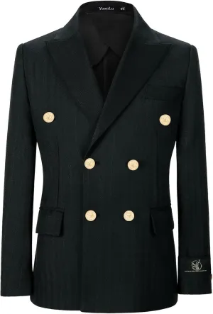 YuanLu Kids Boys Suit Button Down Blazer Casual Wear Dress Jacket Slim Fit Sport Coat